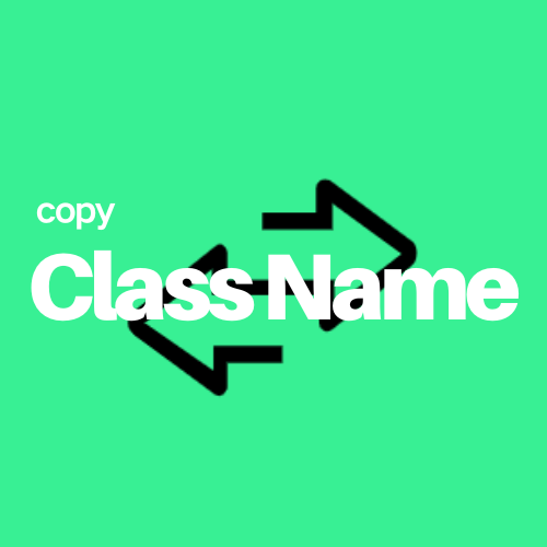 Copy Class Name
